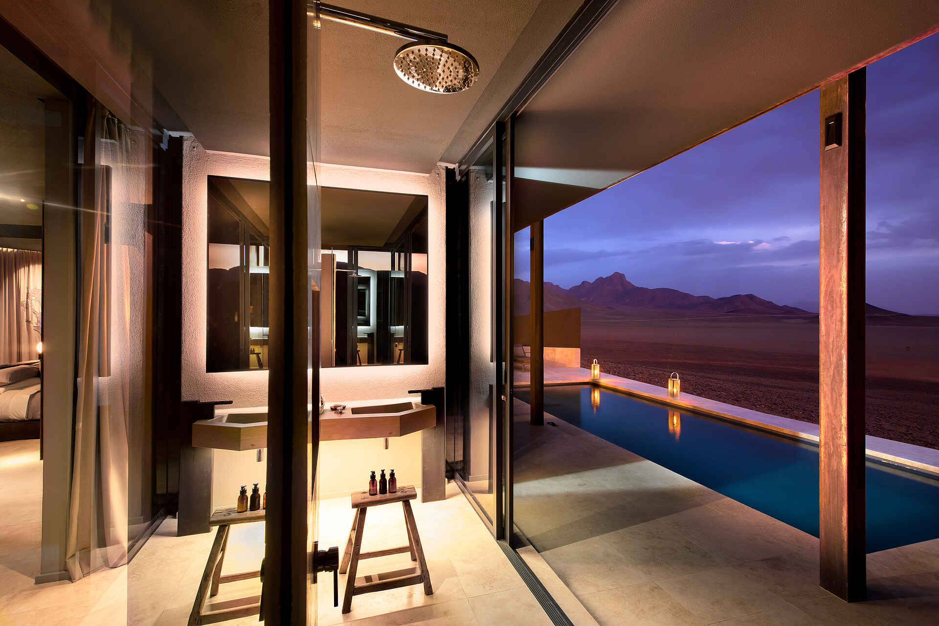 andBeyond Sossusvlei Desert Lodge: Das Badezimmer