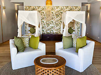 Bawe Island: Das Zweibettzimmer der Sultan Villa