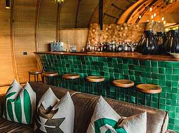 Bisate Lodge: Die Bar 