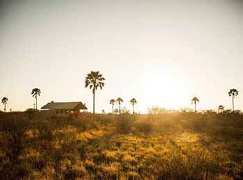 Camp Kalahari: Blick auf Gästezelt