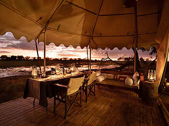 Duba Explorers Camp: Blick von der Gästeterrasse