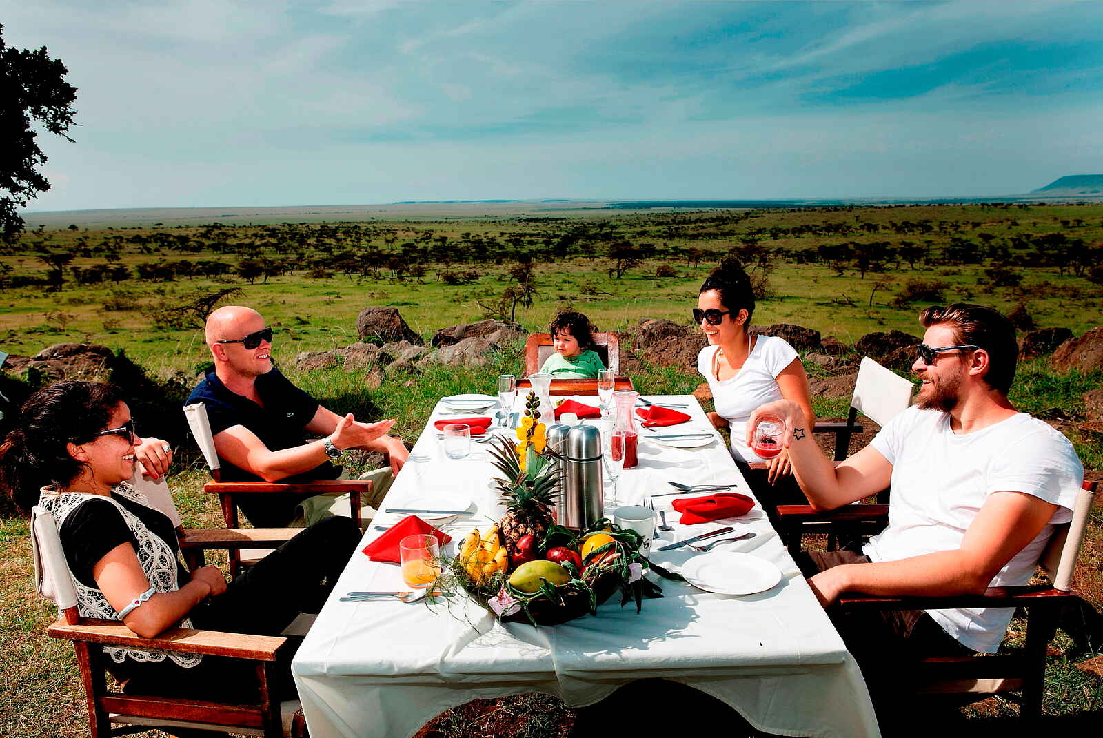 Karen Blixen Camp: Bush-Lunch Karen Blixen Camp: Bush-Lunch