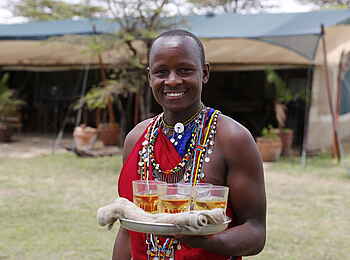 Kicheche Bush Camp: Willkommensdrink