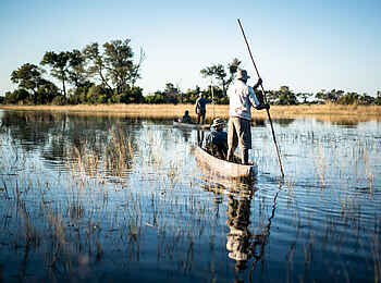 Kweene River Camp: Safari im Mokoro
