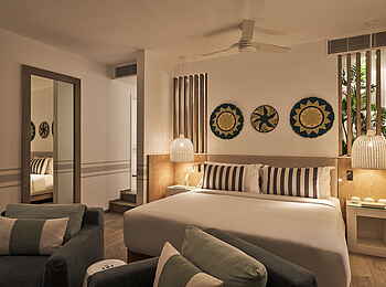 LUX Grand Gaube: Prestige Junior Suite Bett LUX Grand Gaube: Prestige Junior Suite Bett
