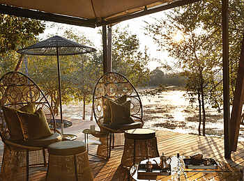 Molori Mashuma Luxury Tented Camp: Villa Style Tented Suite - Terrassel