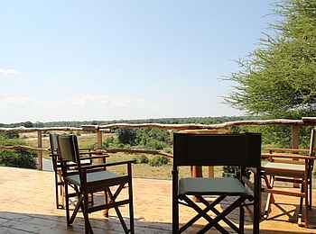 Kavinga Safari Camp: Obere Veranda Kavinga Safari Camp: Obere Veranda