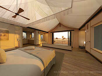 Chitabe Camp: Die Aussicht von einer Suite