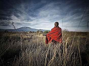 Elerai Camp: Ein Masai Elerai Camp: Ein Masai