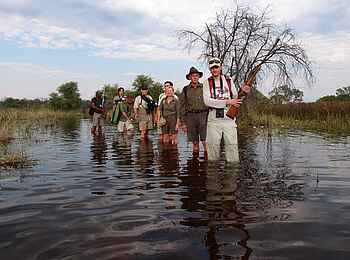 Kwapa Camp: Wanderung durch das Delta Kwapa Camp: Wanderung durch das Delta