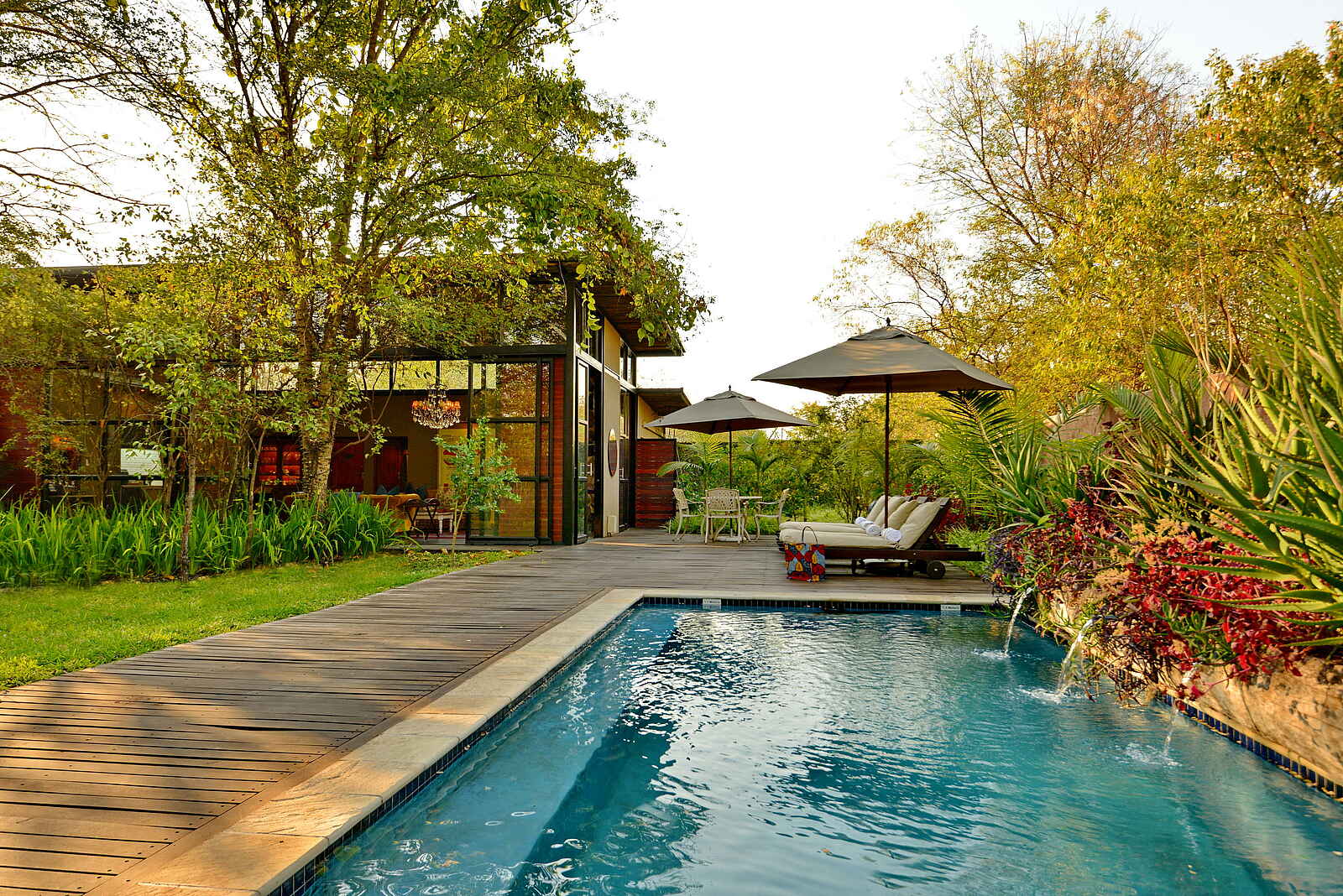 Mukwa River Lodge: Am Pool Mukwa River Lodge: Am Pool