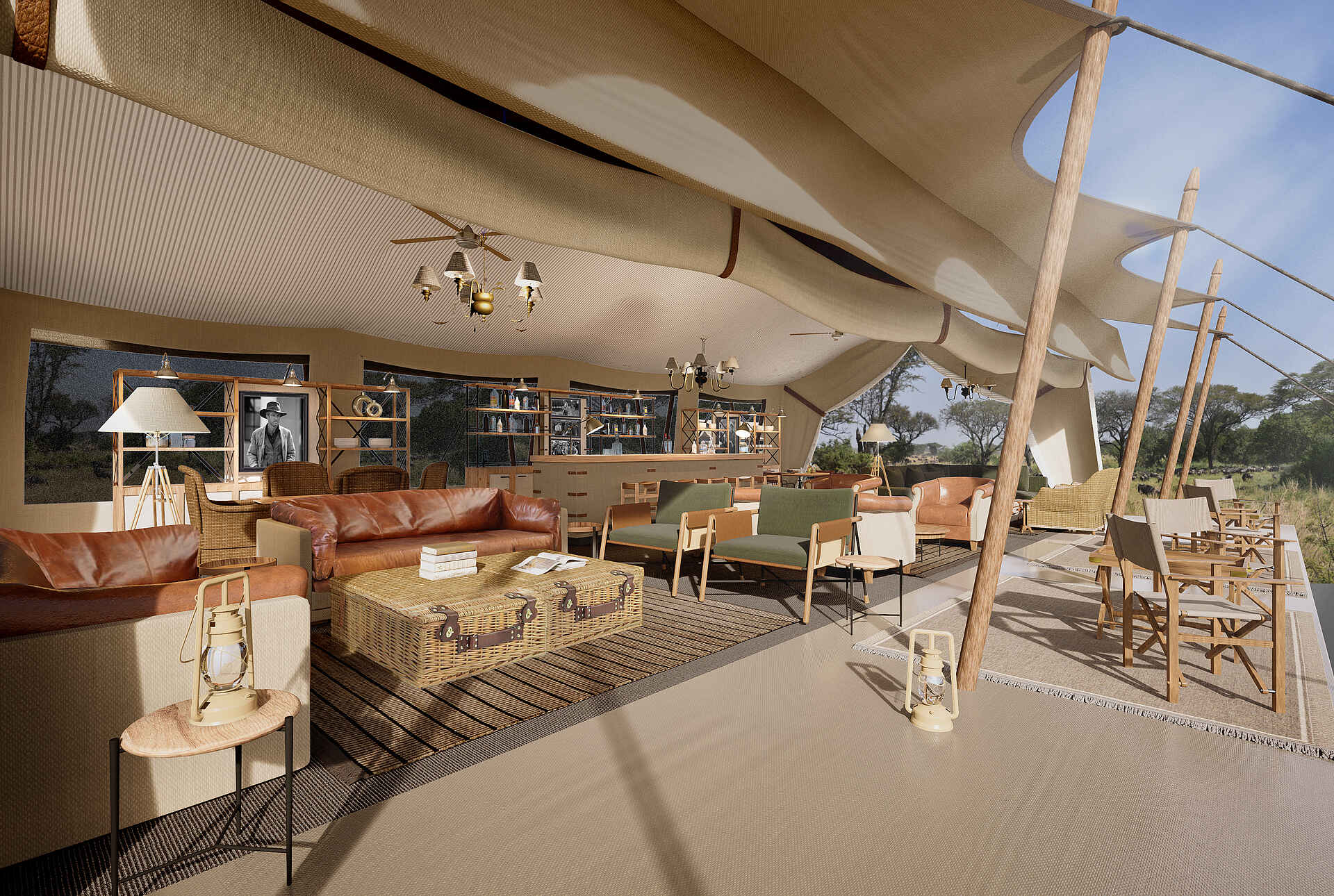  Out of Africa Legend: Der Zentralbereich