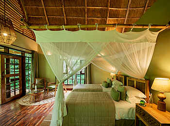 Primate Lodge Kibale: Ein Zweibettzimmer