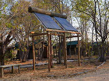 Sango Safari Camp: Solarthermie