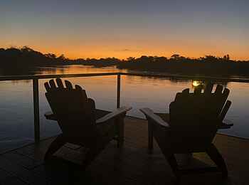 Shametu River Lodge: Stimmung
