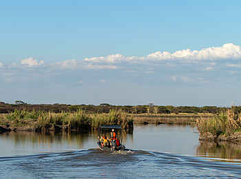 Usangu Expedition Camp: Bootsfahrt Usangu Expedition Camp: Bootsfahrt