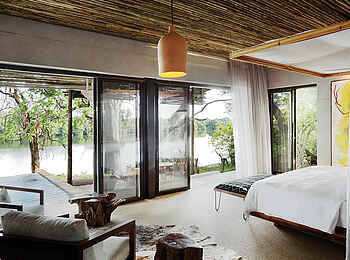 Matetsi Victoria Falls: Suite mit Aussicht auf den Sambesi Matetsi Victoria Falls: Suite mit Aussicht auf den Sambesi