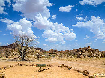 Ozondjou Trails: Weg zum Camp