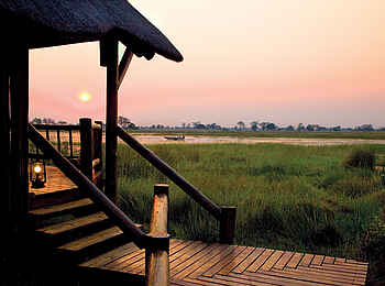 Belmond Eagle Island Lodge: Abendstimmung Belmond Eagle Island Lodge: Abendstimmung