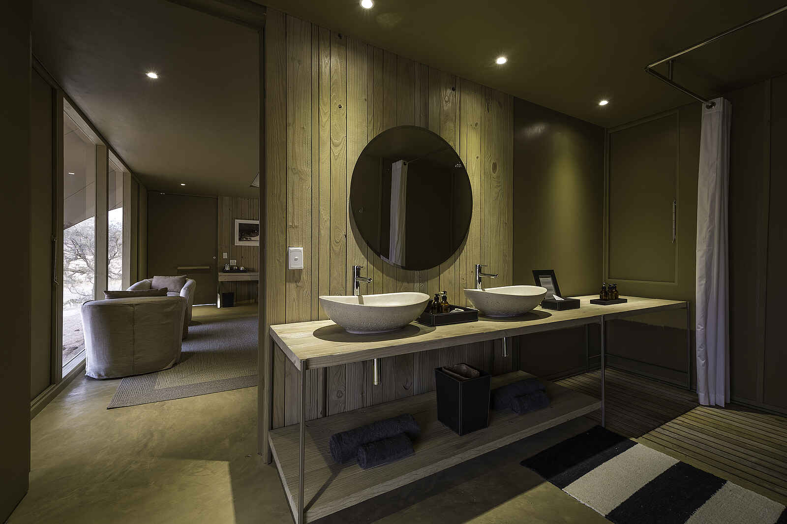 Hoanib Skeleton Coast Camp: Badezimmer Hoanib Skeleton Coast Camp: Badezimmer