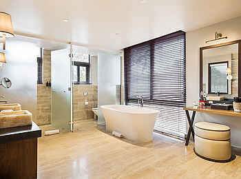 Melia Serengeti Lodge: Badezimmer der Suite Melia Serengeti Lodge: Badezimmer der Suite