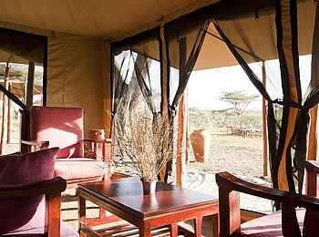 Ndutu Kati Kati Tented Camp: Loungezelt