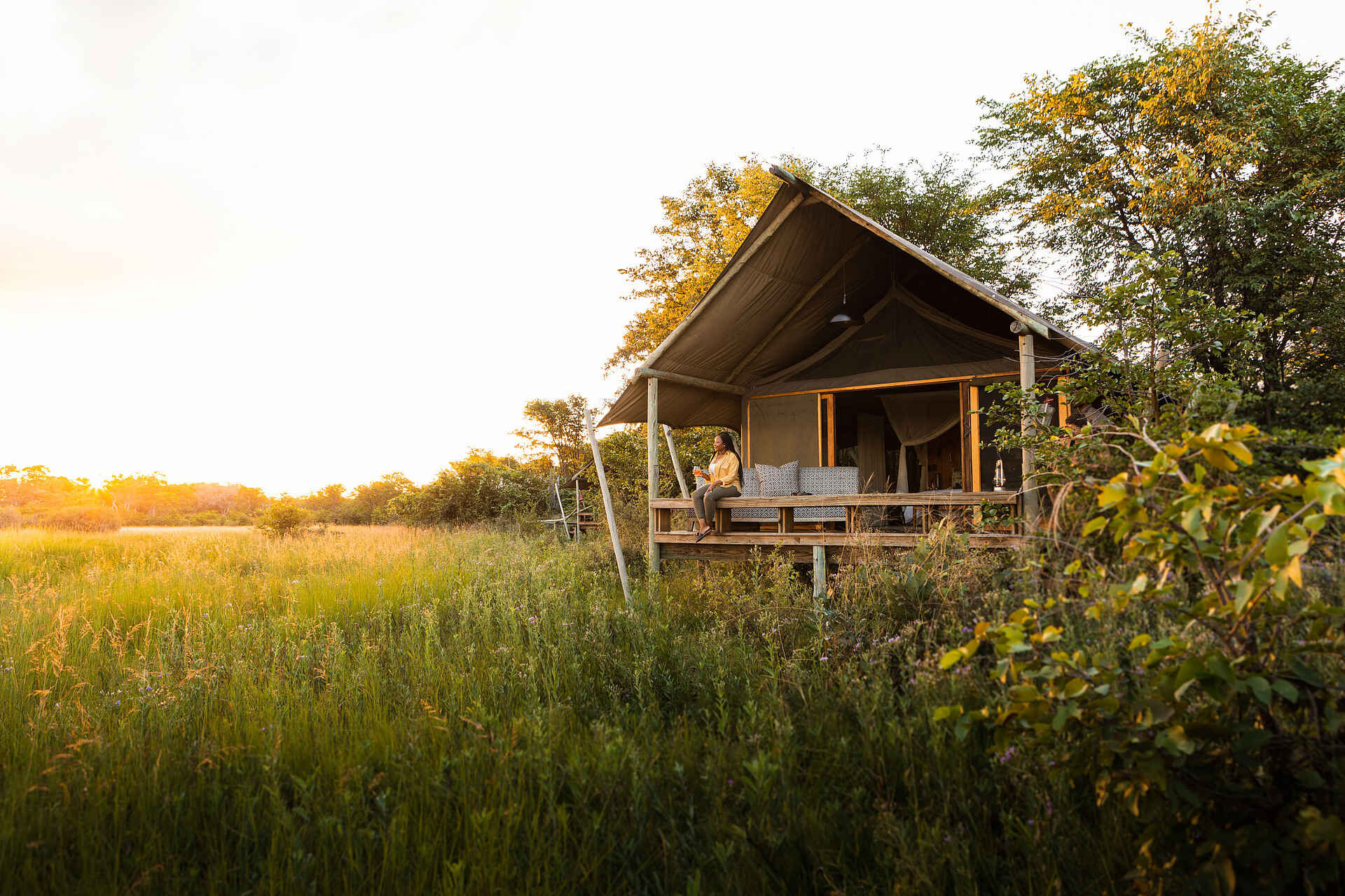 Sable Alley Camp: Zeltsuite von außen