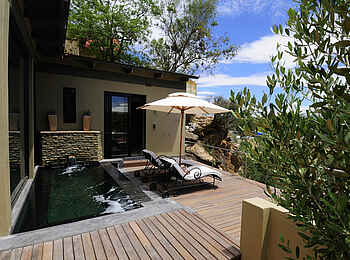 The Olive Exclusive: Kunene - Ausschnitt der Lounge