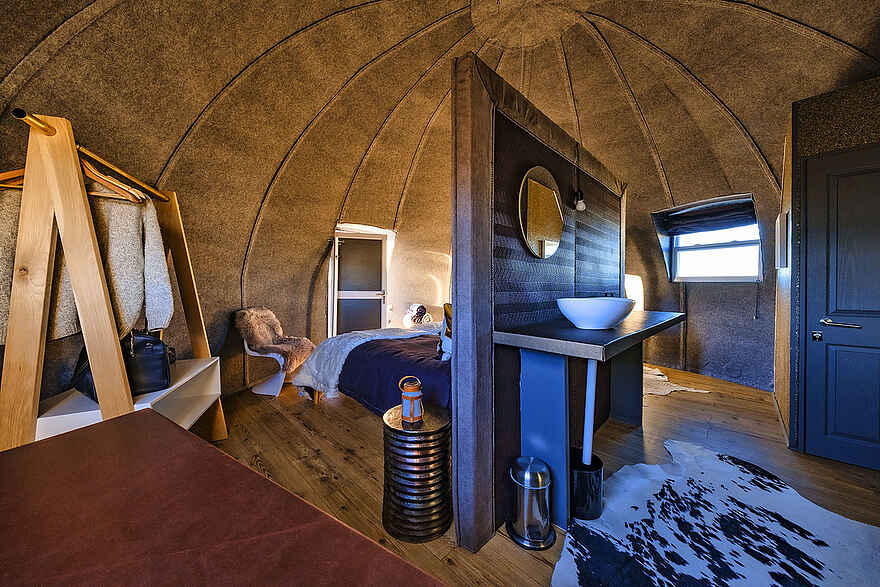 Whichaway Camp: Raum mit offenem Badezimmer Whichaway Camp: Raum mit offenem Badezimmer