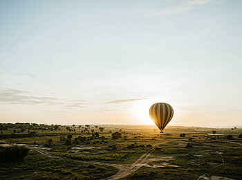 Wilderness Usawa Serengeti: Eine Fahrt mit einem Heißluftballon Wilderness Usawa Serengeti: Eine Fahrt mit einem Heißluftballon