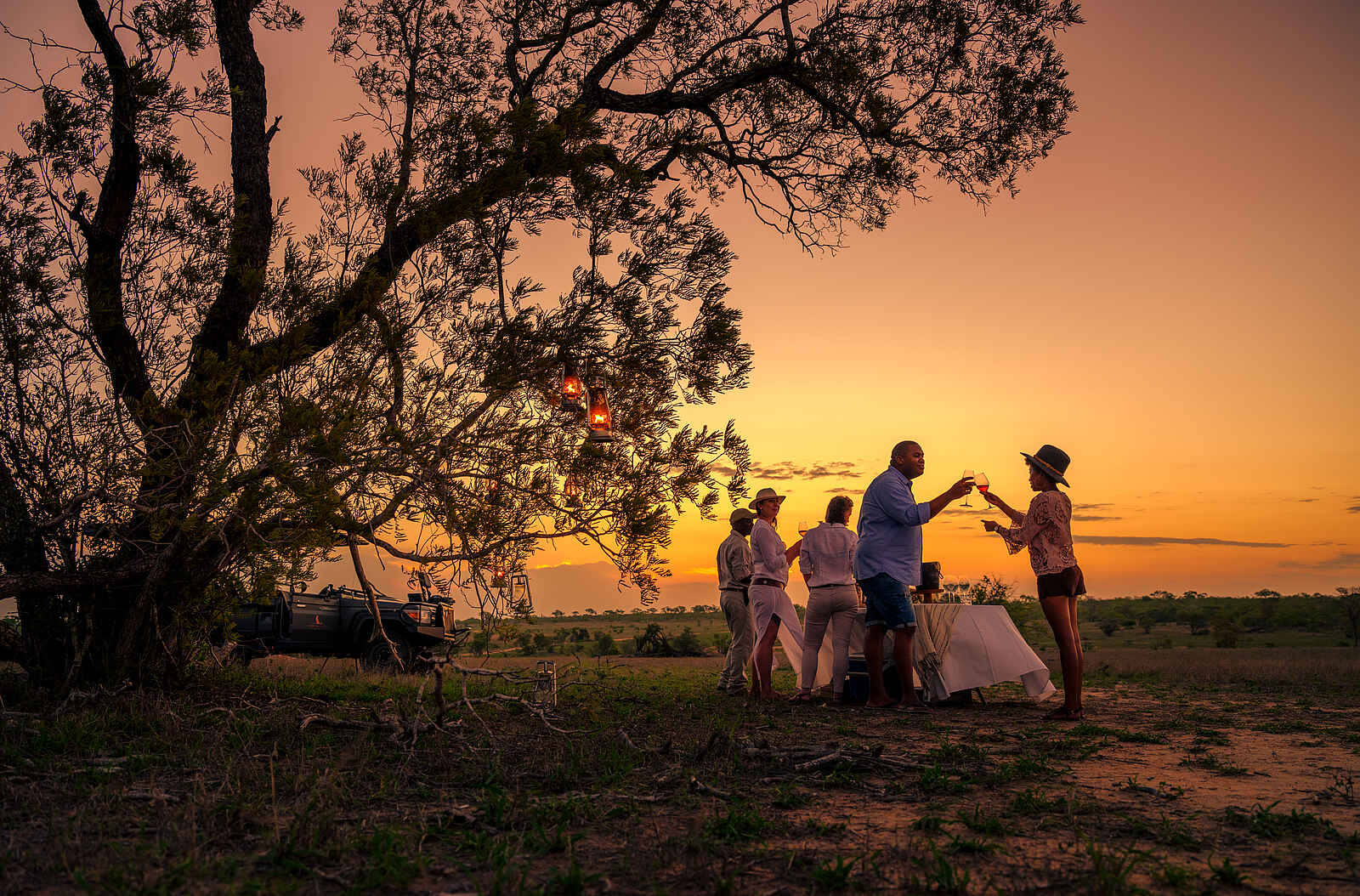 Cheetah Plains: Sundowner Stopp Cheetah Plains: Sundowner Stopp