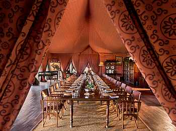 Jack's Camp: Speisesaal