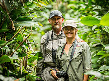 Ngaga Camp: Gäste mit Fotoausrüstung