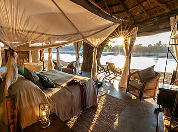 Time + Tide Mchenja: Das Schlafzimmer im Sonnenaufgang