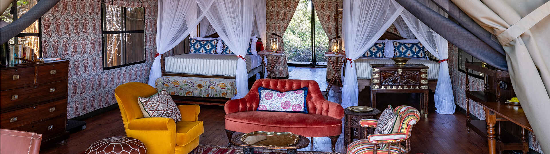 Duke's East: Blick ins Twin Tent