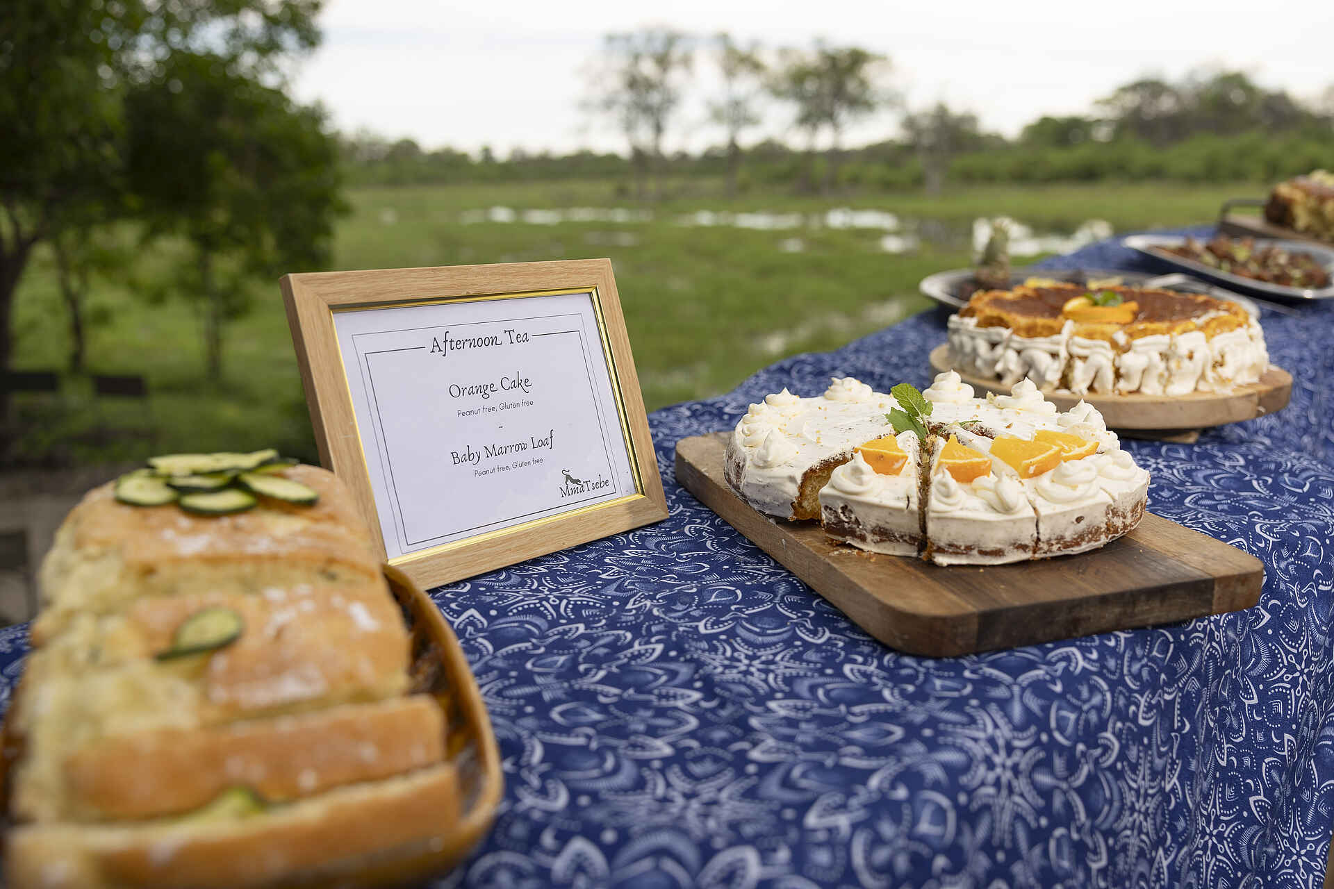 MmaTsebe Tented Camp: Kaffee und Kuchen MmaTsebe Tented Camp: Kaffee und Kuchen