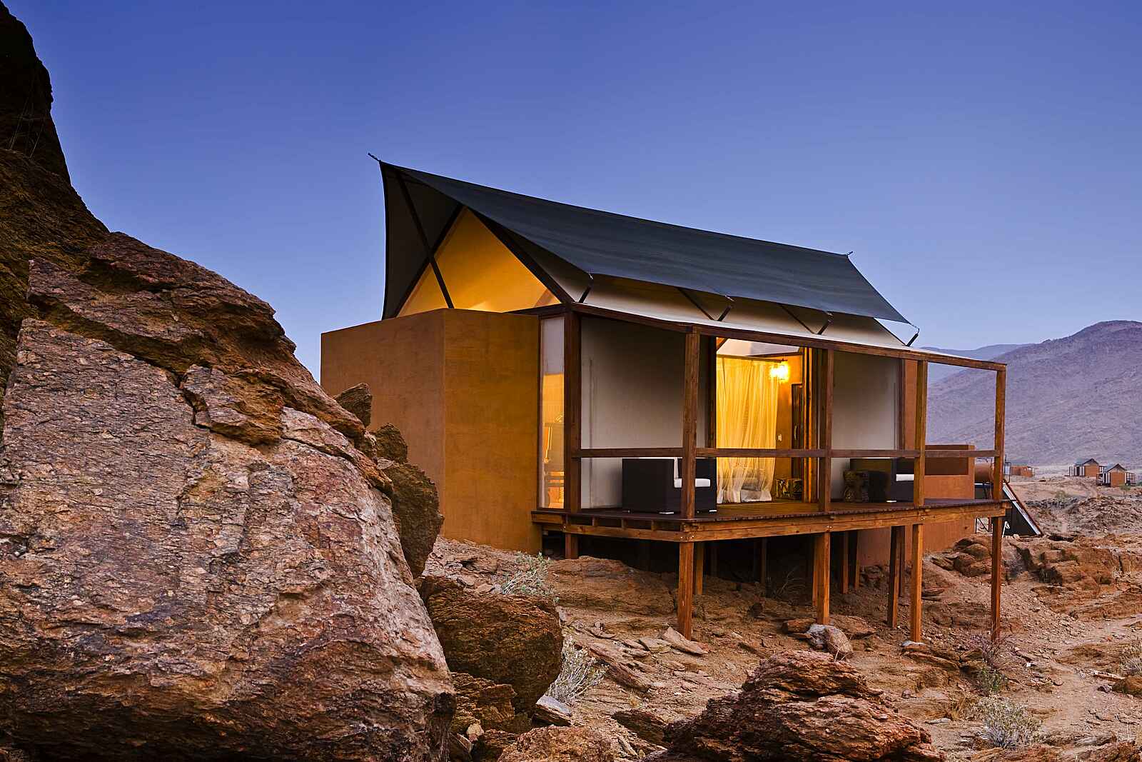 Okahirongo River Camp: Gästezelt Okahirongo River Camp: Gästezelt