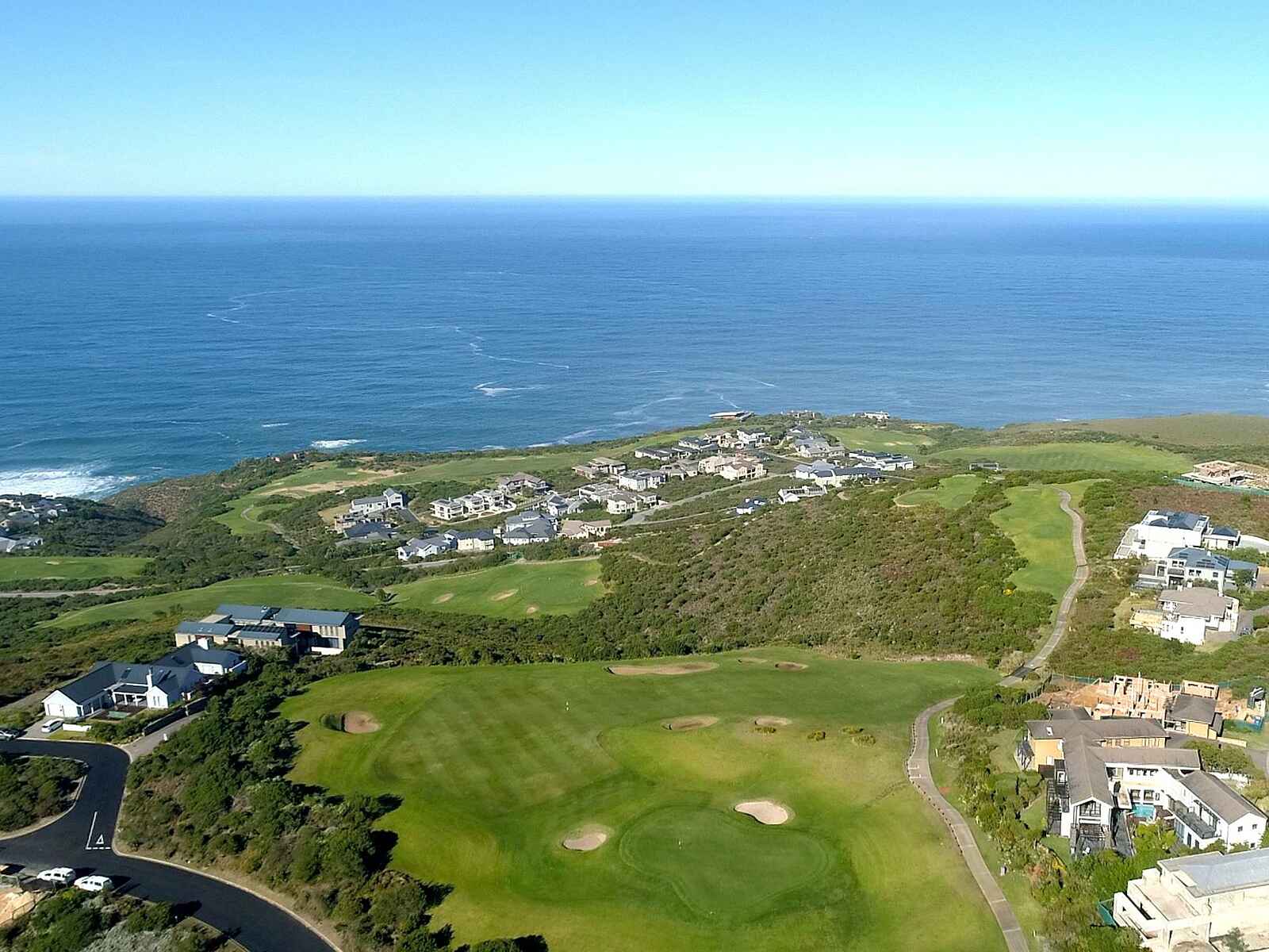 Pezula Championship Course: Ansicht von oben Pezula Championship Course: Ansicht von oben