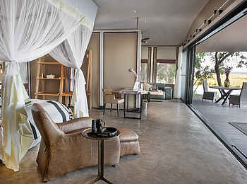 Sausage Tree Camp: Blick in die Suite