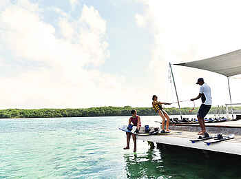 Shandrani Beachcomber Resort and Spa: Wasserski Shandrani Beachcomber Resort and Spa: Wasserski