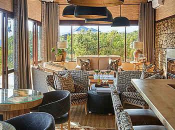 Ecca Lodge: Blick von der Bar Ecca Lodge: Blick von der Bar