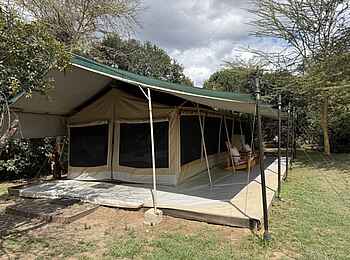 Ol Pejeta Bush Camp: Guest Tent Ansicht