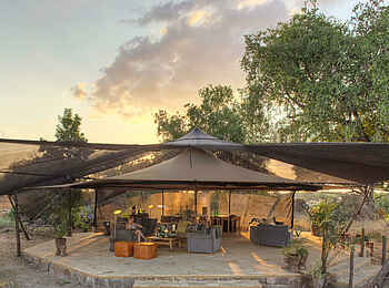 Roho ya Selous Camp: An der Bar Roho ya Selous Camp: An der Bar