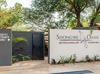Shongwe Oasis Lodge: Eingang