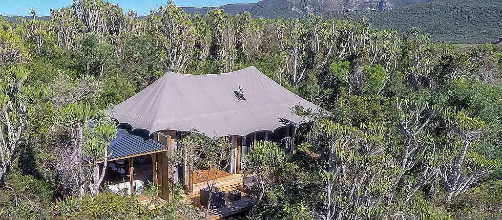 Kariega Settlers Drift Lodge: Ansicht Gästeunterkunft