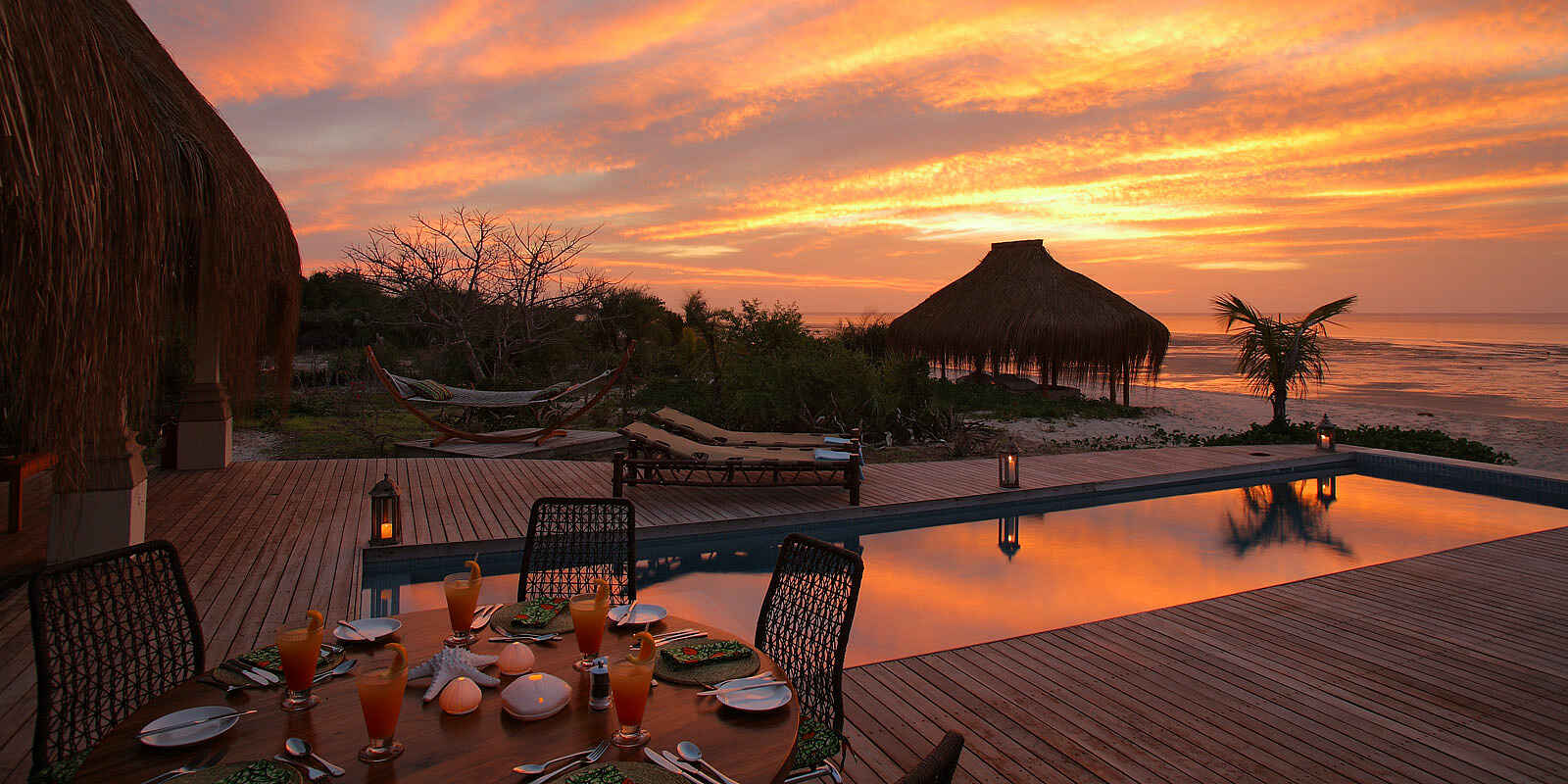 Azura Benguerra Island: Villa Amizade - Sonnenuntergang Azura Benguerra Island: Villa Amizade - Sonnenuntergang