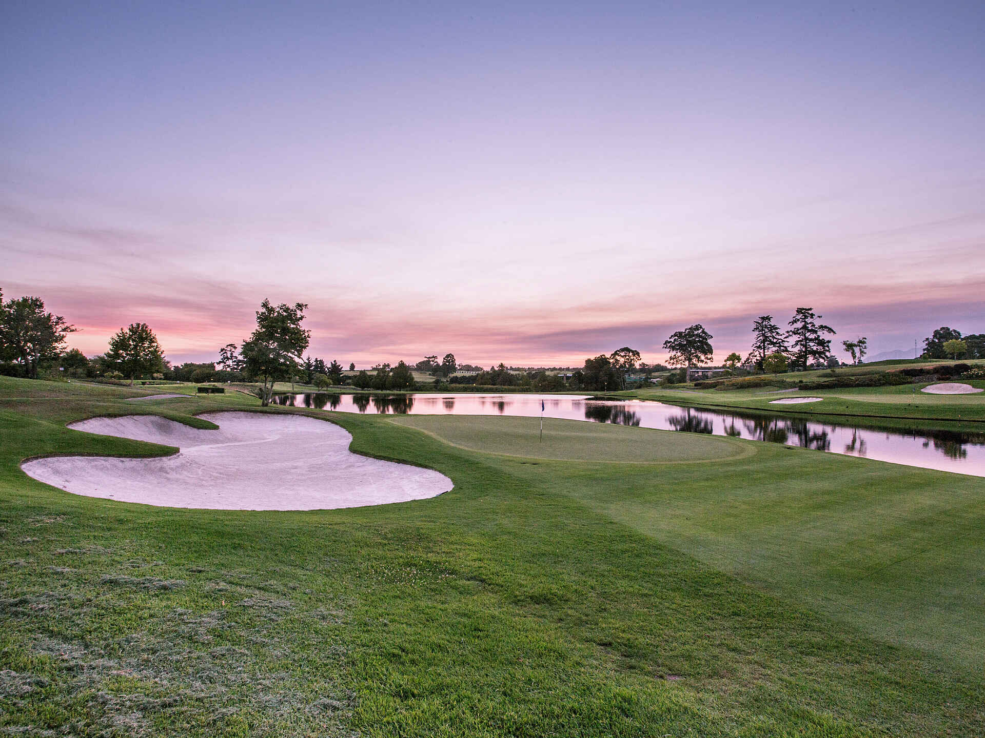 Fancourt Montagu Golfplatz: in der Dämmerung