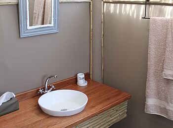 Khwai Guest House: Waschtisch Khwai Guest House: Waschtisch