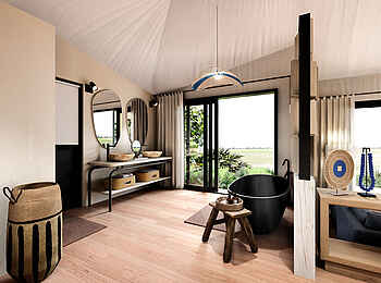 Kwetsani Camp: Badezimmer 
