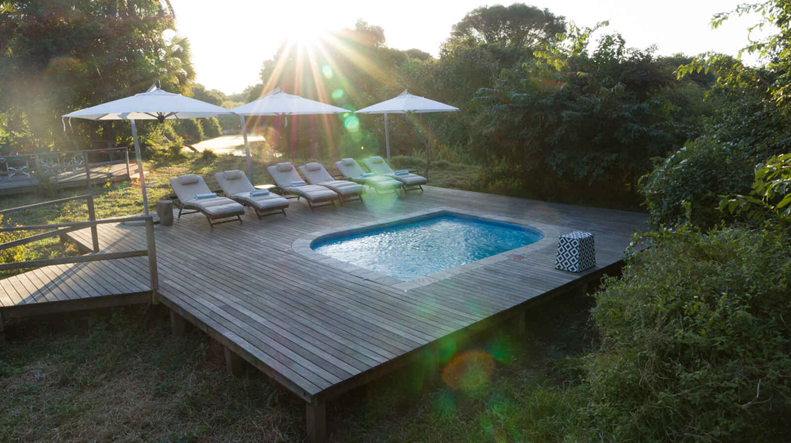 Muzimu Lodge: Der Pool Muzimu Lodge: Der Pool